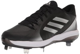 adidas Women&#39;s Purehustle 2 Baseball Shoe, Black/Silver Metallic/Silver ... - £59.35 GBP