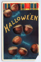 Postcard Halloween Greeting Ellen Clapsaddle Artist Signed POOR CONDITION - $13.31