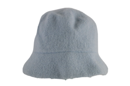 Vintage J Crew Blank Wool Knit Boonie Bucket Sun Hat Light Blue Womens One Size - £38.89 GBP