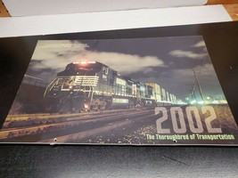2002 Norfolk Southern Railroad Calendar - Oversized - Lots of Great Phot... - $17.38