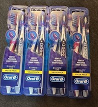4 Pc Oral-B Pro-Flex Stain Eraser Manual Toothbrush, Soft, 2 Ct Pk (J30) - £18.60 GBP