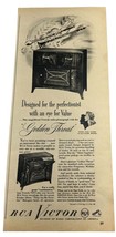 Vintage Print Ad 40s RCA Victor Victrola 710V2 Music Record Player Origi... - £17.49 GBP