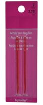 Susan Bates Red Crystalites Yarn Needle 14109 - $2.95