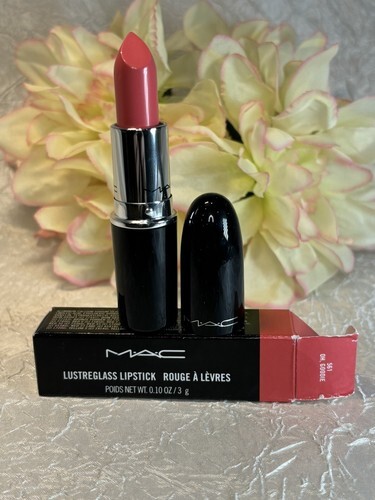 MAC Lipstick Lustreglass - 561 Oh, Goodie - Full Size New In Box Free Sh... - $27.67