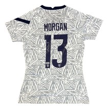 Alex Morgan Signed 2021/22 Nike USA Women&#39;s Pre-Match Soccer Jersey BAS - £192.16 GBP