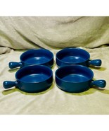 Nordic Blue Ceramic Multi-purpose Handled Baking/Serving Bowls (Set of 4) - $119.68 CAD