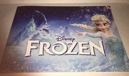 Disney Frozen Collector&#39;s Edition Lithographs (4) 14”x 10” with Portfoli... - £13.90 GBP