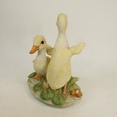 Masterpiece by Homco Porcelain Figurine  Two Duck Made In Mexico 1982 SIJK4 - $14.00