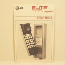 AT&amp;T Elite 305 Telephone Instructions Manual - £28.32 GBP