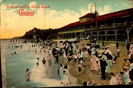 With the Kids at Euclid Beach-Cleveland Ohio - 1912 undivided back Postc... - $5.94