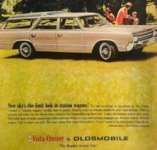 1964 Oldsmobile Vista Cruiser Station Wagon Advertisement Automobilia DW... - €21,45 EUR