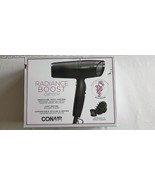Conair 410 Radiance Boost Hair Dryer Black 3-Heat &amp; 2-Speed Settings 187... - $31.69 CAD