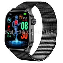 Et580 Smart Watch Bluetooth Calling Amoled Screen Ecg Blood Glucose Blood Oxygen - $66.00