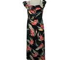Rebecca Minkoff Womens Off Shoulder Tropical Print Long Dress size M - $29.66