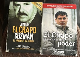 El Chapo Guzmán Book Lot Of 2 Spanish Paperback Books - £18.38 GBP
