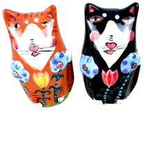 Whimiscal Cats Salt and Pepper Shaker Set - £9.33 GBP