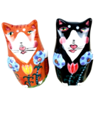 Whimiscal Cats Salt and Pepper Shaker Set - £9.31 GBP