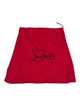 Authentic Christian Louboutin Red Black Shoe Dust Bag 11”x15” Gift Stora... - £20.67 GBP