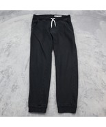 HM Divided Pants Womens 6 Black Drawstring Banded Hem Activewear Bottoms - £23.35 GBP