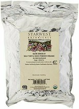 Starwest Botanicals Organic Milk Thistle Seed Powder, 1 Pound - £20.41 GBP