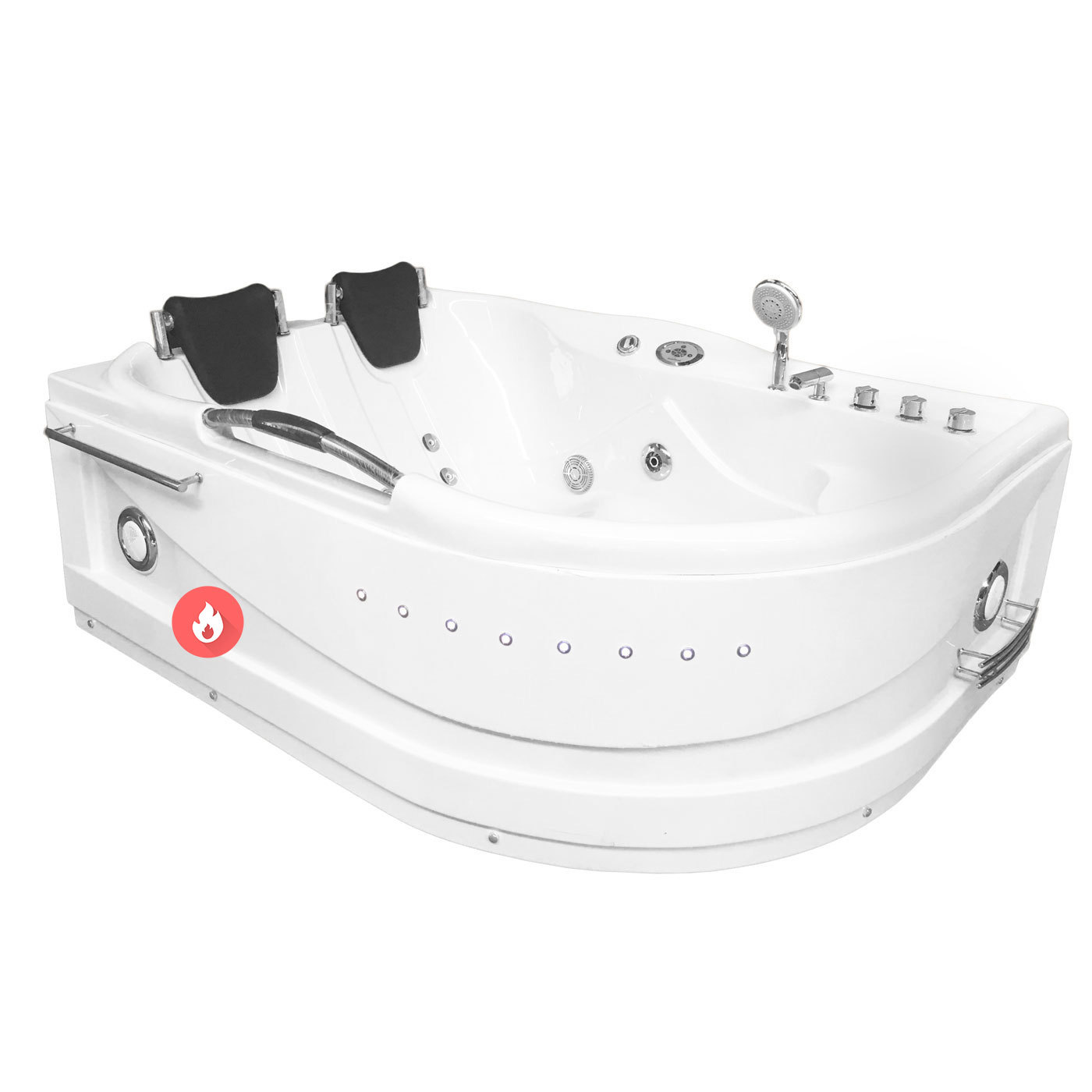 Primary image for Whirlpool massage hydrotherapy bathtub hot tub 2 person CAYMAN with Heater
