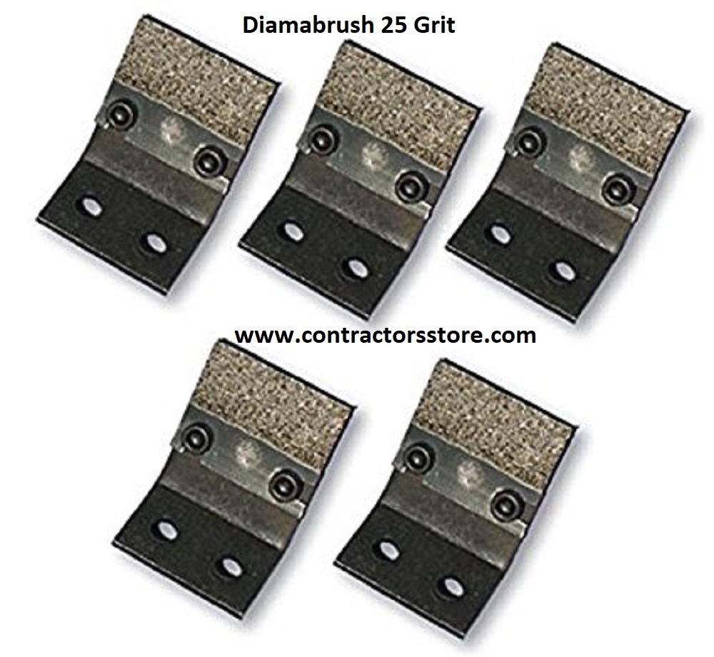 Diamabrush Concrete Replacement Blades 5 Piece 25 Grit - $181.14