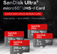 Original Sandisk Micro Sdcard C10 128gb Up To 140MB/s A1 Flash Tf Card For Phone - £14.69 GBP