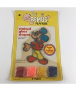 Remus Play Kits Stained Glass Shapes Mickey Mouse Make Bake Vintage 1974... - £38.89 GBP