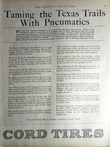 1919 Cord TIRES-GOODYEAR TIRE-RUBBER COMPANY-AKRON OHIO-Antique Print Ad! - £10.79 GBP