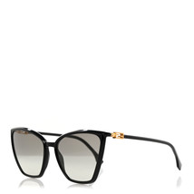 FENDI  Acetate Cat Eye Sunglasses FF 0433/G/S Black - $199.00