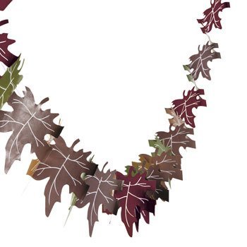 Fall Leaves Tissue Garland - Teacher Resources &amp; Classroom Decorations - $3.26