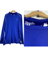 Kansas City Royals Team Nike Shirt Sz XXL Mens Turtleneck Dri Fit Baseba... - $135.60 CAD