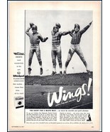 1950s Wings Shirts For Men PRINT AD Football Don Heinrich, Charlie Coner... - $10.65 CAD