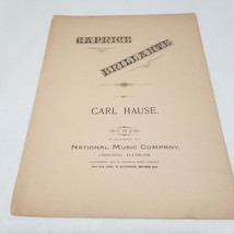 Caprice Brillante by Carl Hause 1890 Sheet Music - £27.61 GBP