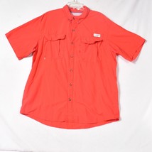 Magellan Fish Gear Angler Fit Mag Wick SIze XL Orange Short Sleeve - $17.09