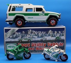 Hess 2004 Toy Truck Sport Utility Vehicle and Motorcycles in Original Box - £9.14 GBP