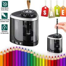 Automatic Electric Pencil Sharpener For Kids Battery Operated Home Schoo... - £13.32 GBP