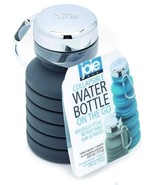 Joie Collapsible Water Bottle On The Go Gray Silicone BPA Free 16oz. Reu... - $13.99