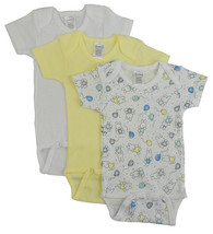 Bambini Small (6-12 Months) Girls Girls Printed Short Sleeve Variety Pack 100% C - $16.68