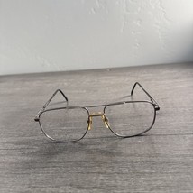 Luxottica Eyeglasses Hector Silver Black Full Rim 56-17-140 FRAMES ONLY - $26.88
