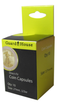 Gold Direct Fit Coin Capsules: 1/2 oz Gold American Eagle Coin Capsule -... - $10.99