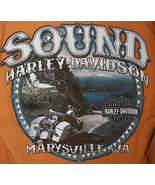 HARLEY DAVIDSON Marysville Washington Mens Large Shirt American Independ... - £23.49 GBP