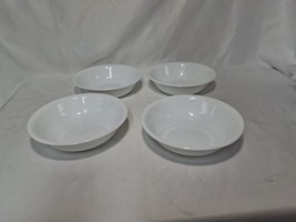 Corelle WINTER FROST WHITE Fruit Dessert Berry Bowls - Set of 4, 5.5&quot; dia. - $15.52