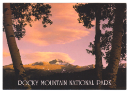 Vtg Postcard-Rocky Mountain National Park-Long&#39;s Peak-Landscape-6x4 Chrome-CO1 - £5.32 GBP