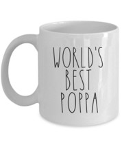 World&#39;s Best Poppa Coffee Mug Father&#39;s Day Christmas Mugs Ceramic Gifts For Dad - £12.61 GBP+