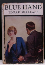 Edgar Wallace BLUE HAND A.L. Burt 1926 Reprint in dj Mystery and Adventure Novel - £21.80 GBP