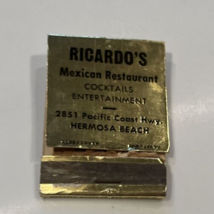 Ricardo&#39;s Mexican Restaurant Matches PCH Hermosa Beach Pier Calif. - £5.44 GBP