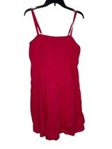 Old Navy Women&#39;s Slip Mini Dress Cami Adjustable Spaghetti Strap Pink La... - £18.98 GBP