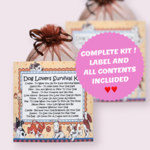 Dog Lovers Survival Kit ~ Fun Novelty Keepsake Gift &amp; Greetings Card - £6.66 GBP