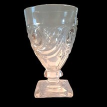 Vtg Heisey Clear Crystal Ipswich Pattern Water Glass Goblet Replacement - $16.79